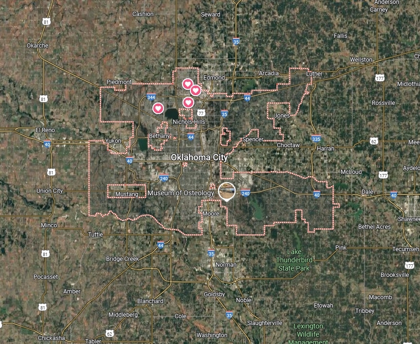Oklahoma fence service area